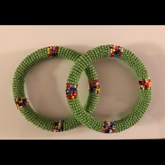 Maasai beaded bracelets. - Picture 2 of 4